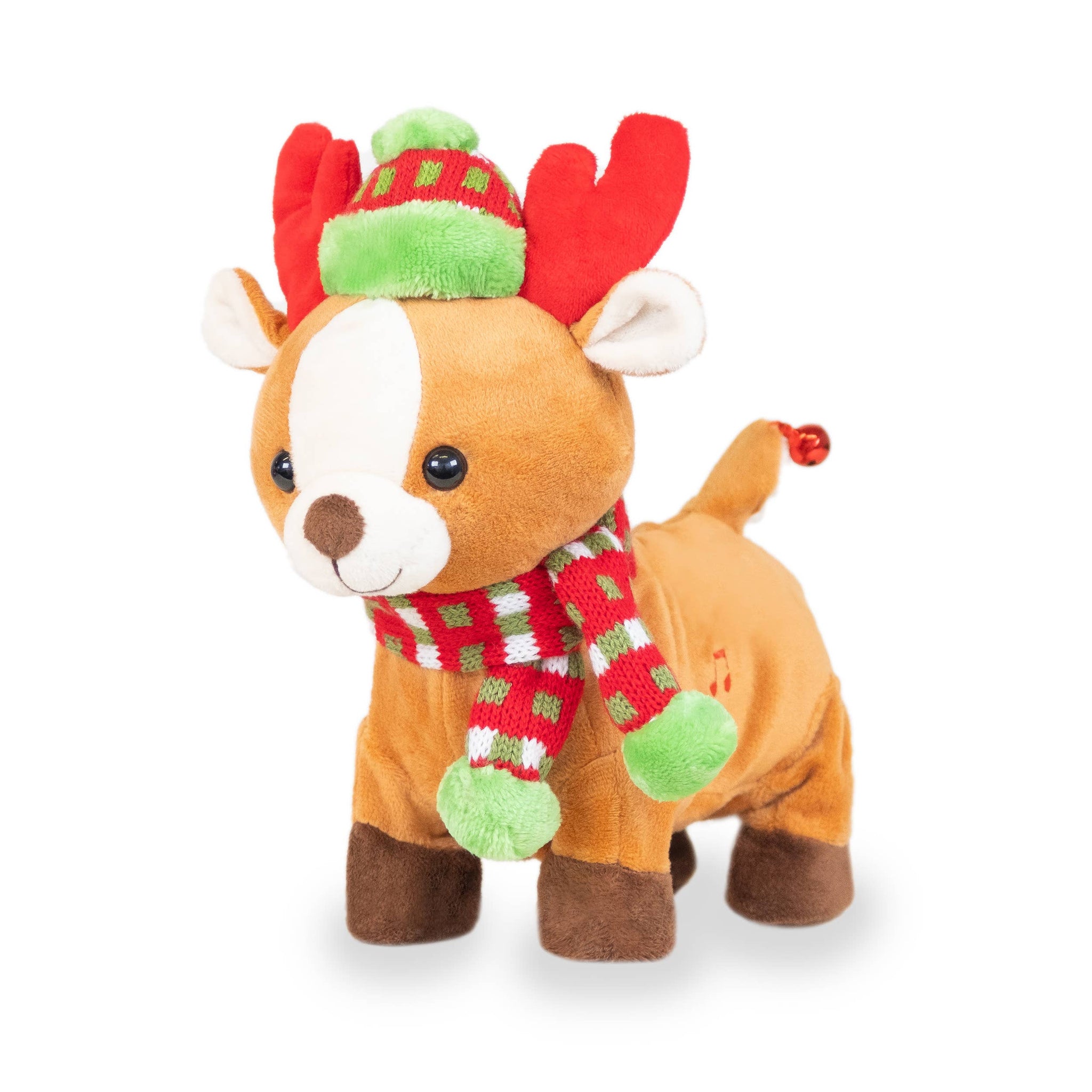 Rock & Roll Rider Singing Reindeer Plush Toy