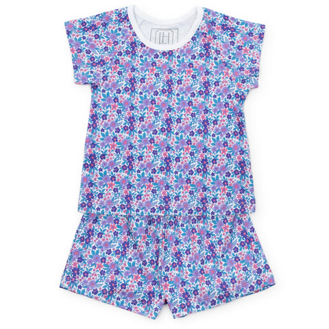 Emery Short PJ Set - Blackberry Floral