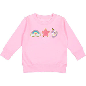 Unicorn Doodle Patch Sweatshirt