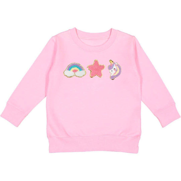 Unicorn Doodle Patch Sweatshirt