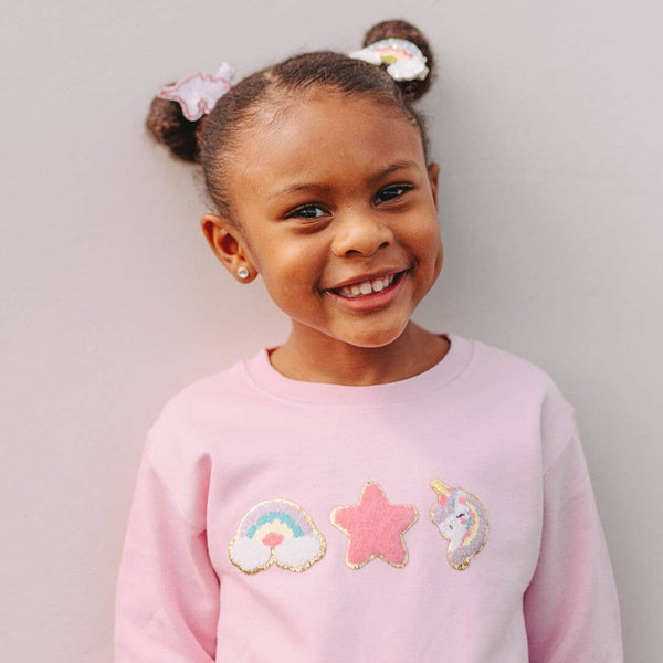 Unicorn Doodle Patch Sweatshirt