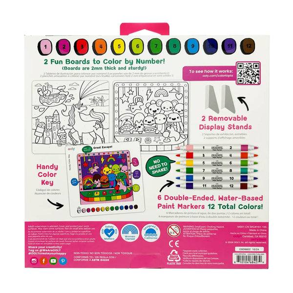 Colortopia Paint by Number: Unicorn Funland