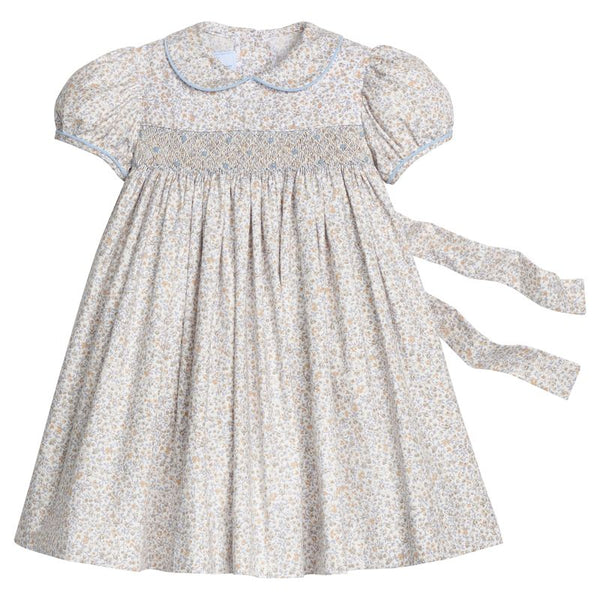 Smocked Peter Pan Dress - Winthrop Floral (18M)