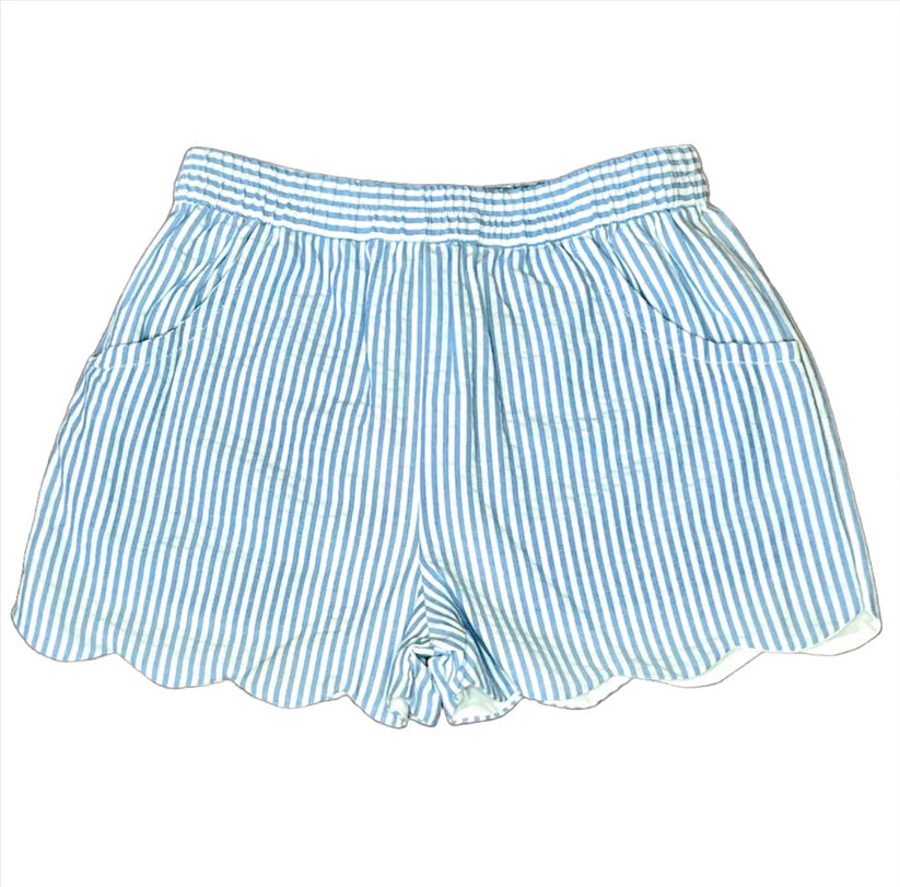 Girls Seersucker Shorts (4T)