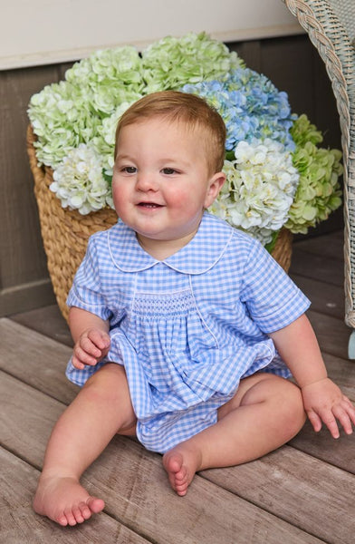 Chest Smocked Bubble - Mayfair Gingham