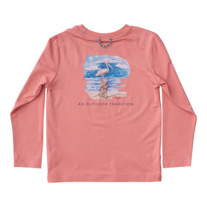 Pro Performance L/S Tee - Shell Pink