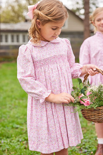 Smocked Charlotte Dress- Oakleigh Floral