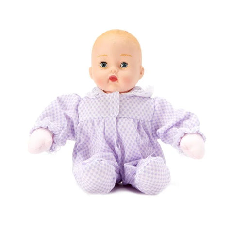 Lavendar Check Huggums Doll