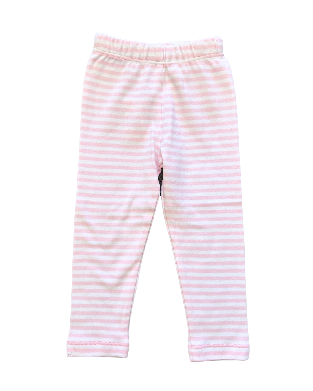 Light Pink & White Thin Stripe Legging
