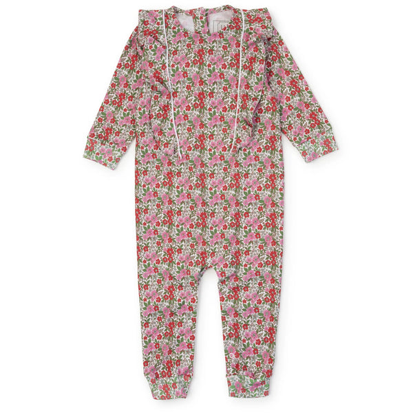 Evelyn Romper - Floral Noel
