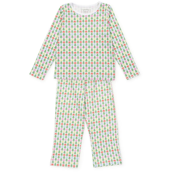Millie PJ Pant Set - Tree Topper Bows