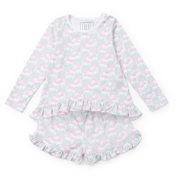 Rorie PJ Set - Poolside Palms