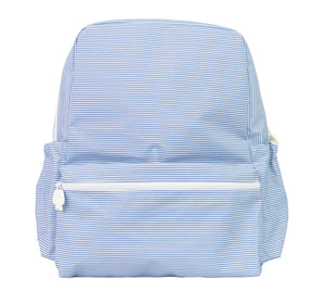 Large Backpack - Navy Mini Stripe