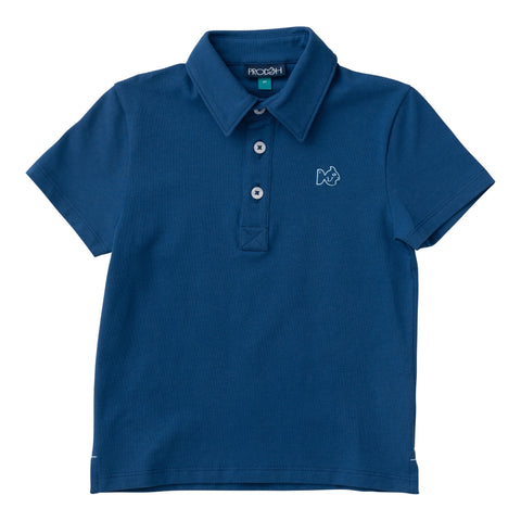 Too Cool for School- Navy Polo