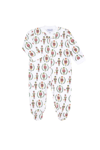 Nutcracker Zipper Footie (3-6M)