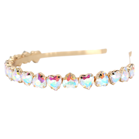 Queen of Hearts Headband - Iridescent