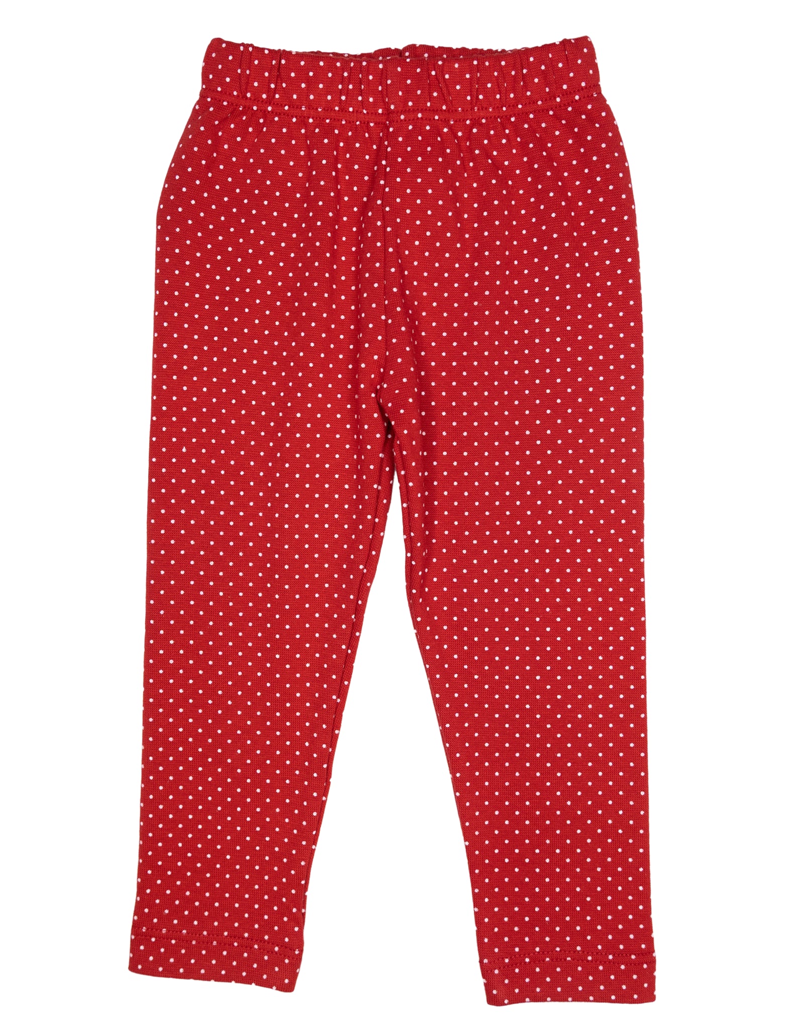 Red Leggings w/ White Dots