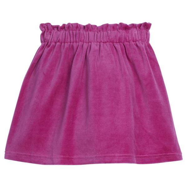 Magenta Velour-Portofino Skirt