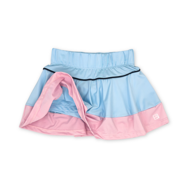 Amber Skort - Cotton Candy Blue/Pink