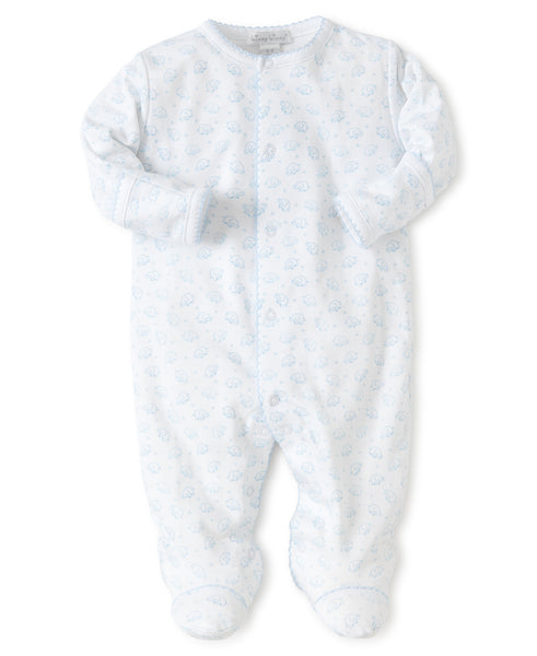 Ele-Fun Print Footie - Blue