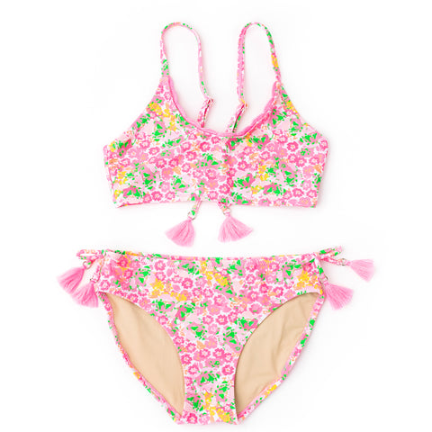 Fresh Floral Pink Bikini