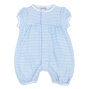 Striped Essentials Playsuit - French Blue