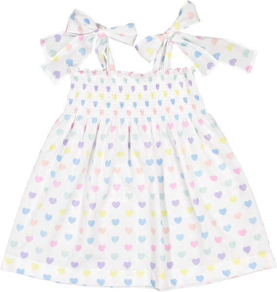 Funny Hearts Bow Dress (6)