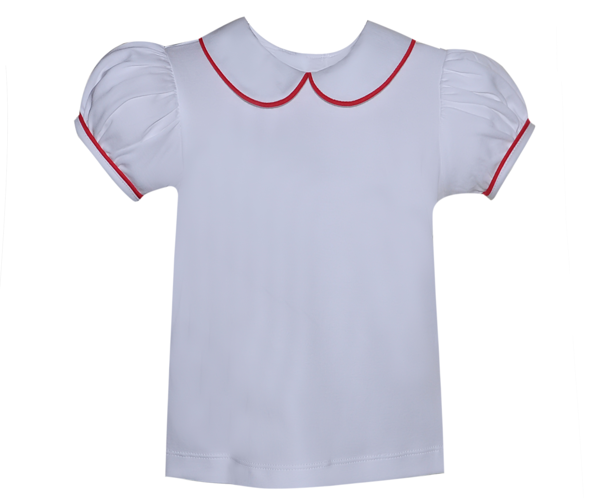Red Piped Girl Knit Shirt (9M)