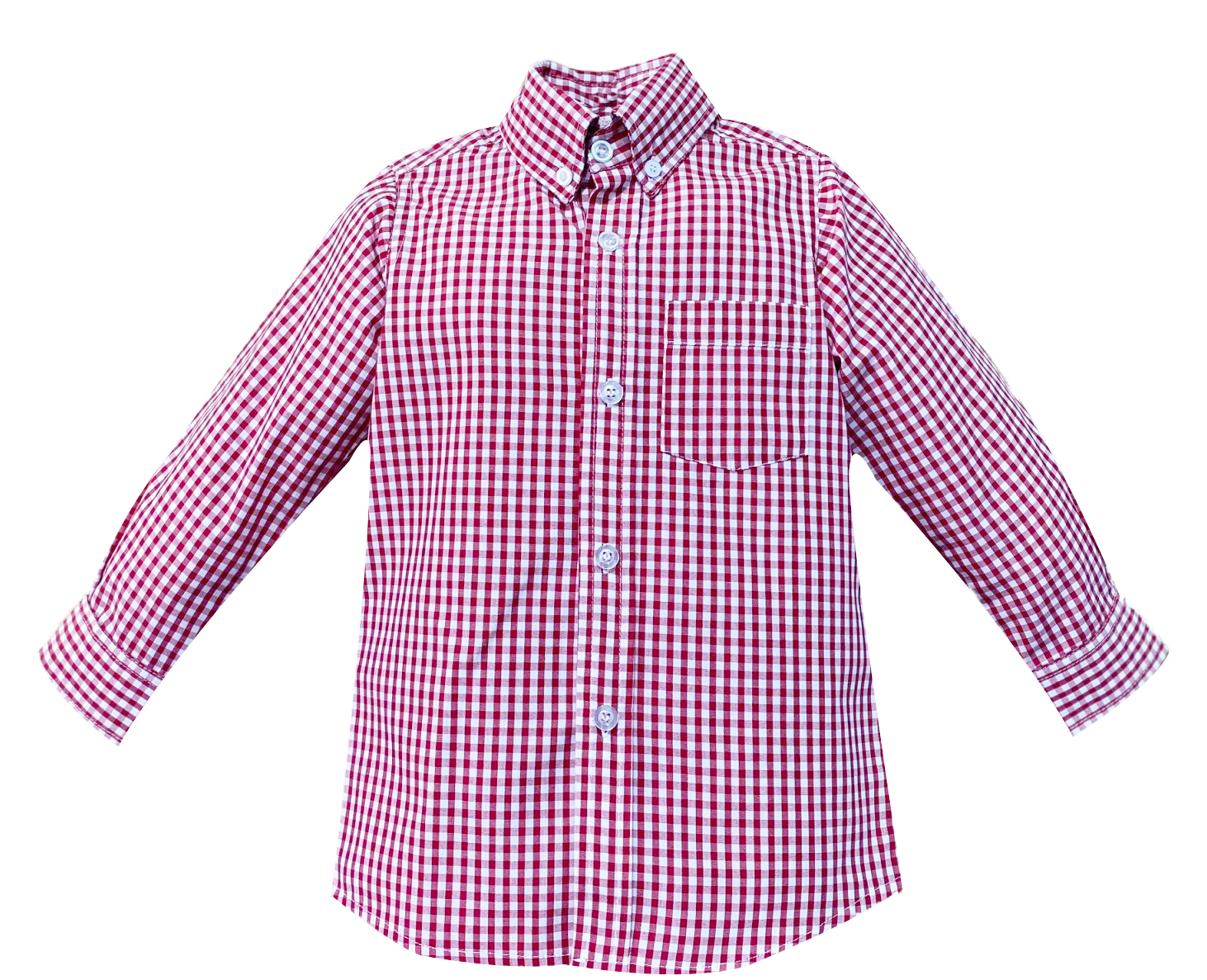 Red Big Gingham Button Down Arthur Brother Shirt