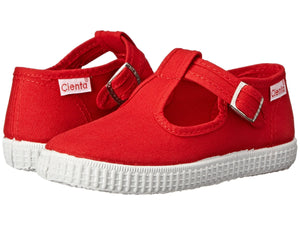 Velcro T-Strap - Red