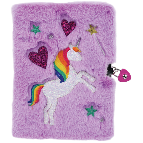 Magical Unicorn Lock & Key Furry Journal