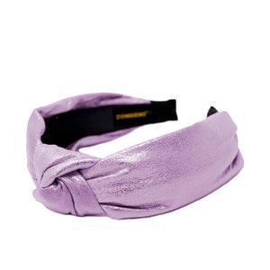 Shiny Rainbow Knot Hairband - Purple