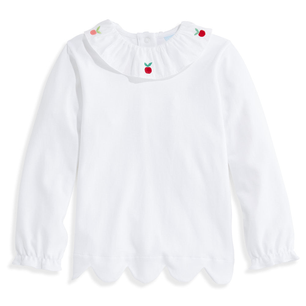 Missy Pima Blouse with Apples Embroidery (5)
