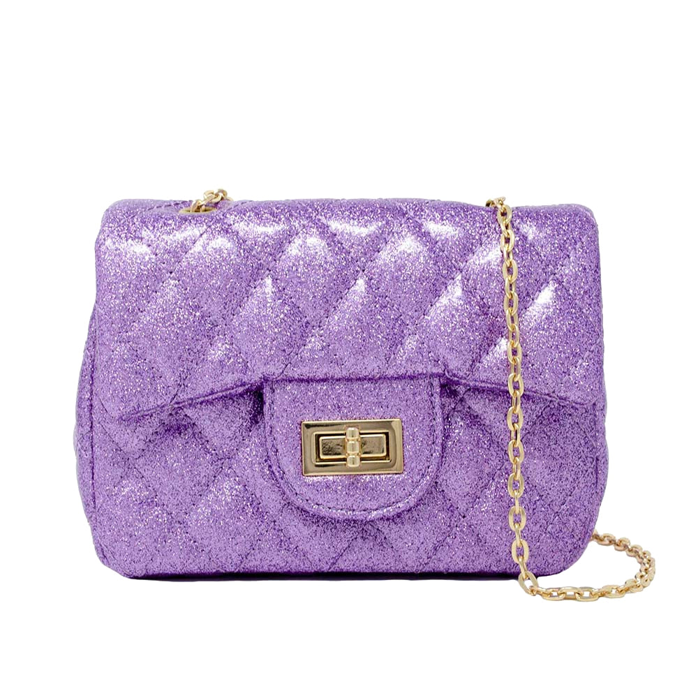 Classic Sparkle Purple Mini Bag