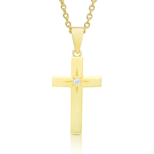 Cross Necklace- Gold
