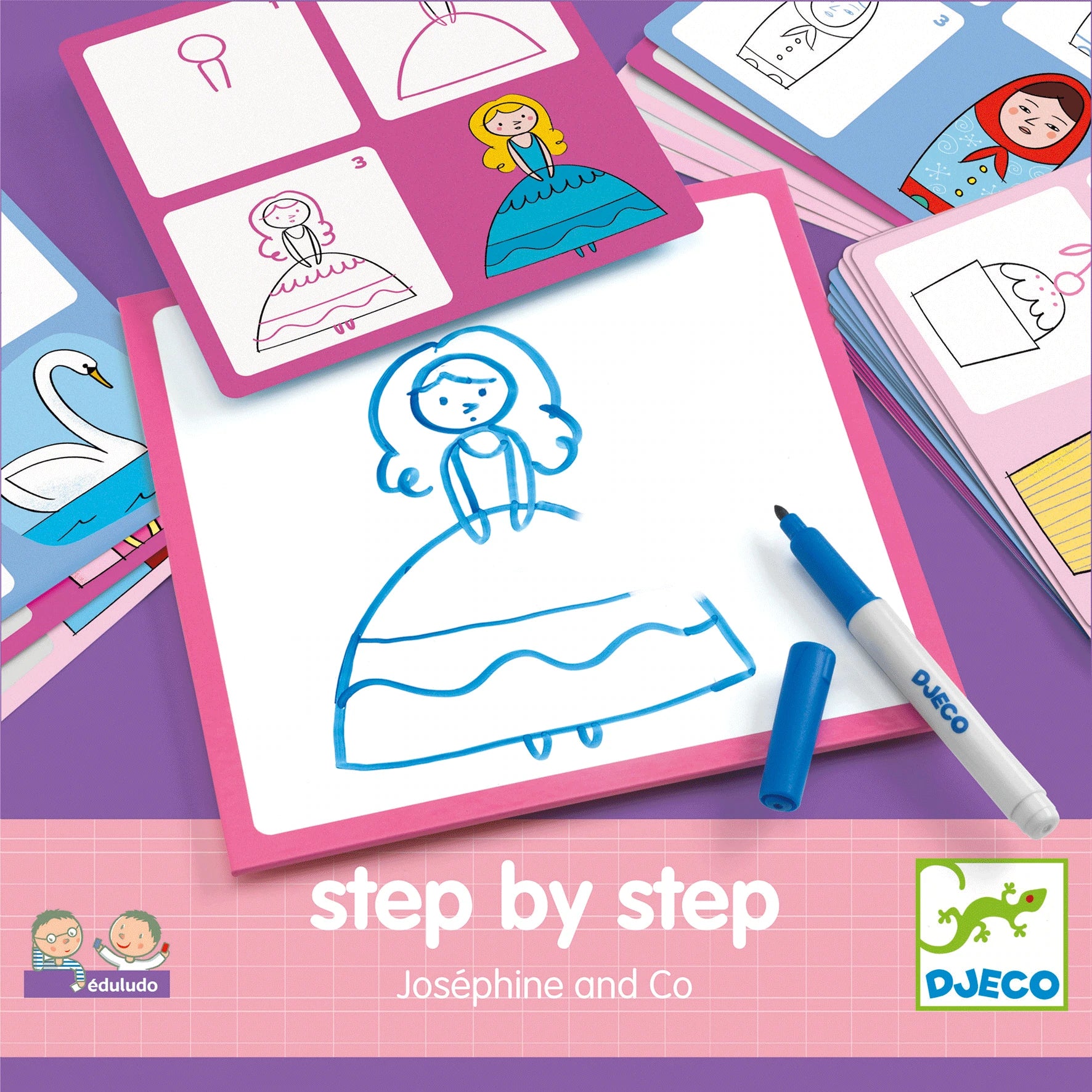 Step by Step Drawing Kit - Princesses and Friends