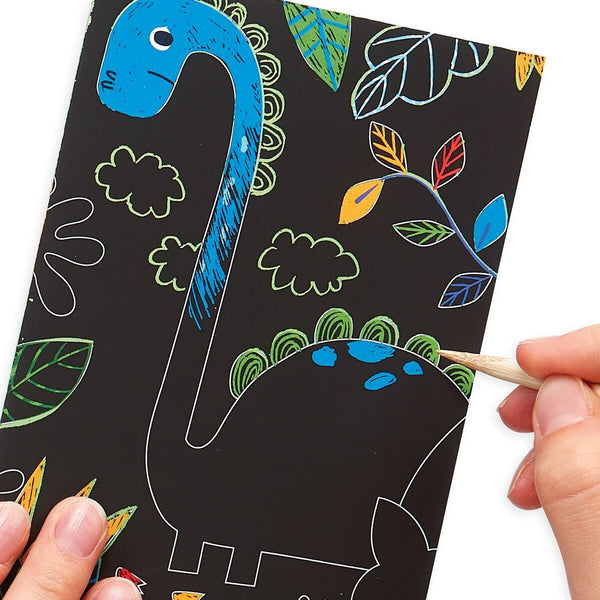 Mini Scratch and Scribble Art Kit: Dino Days