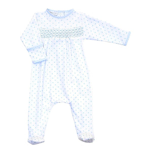 Gingham Dots Essential Smocked Footie