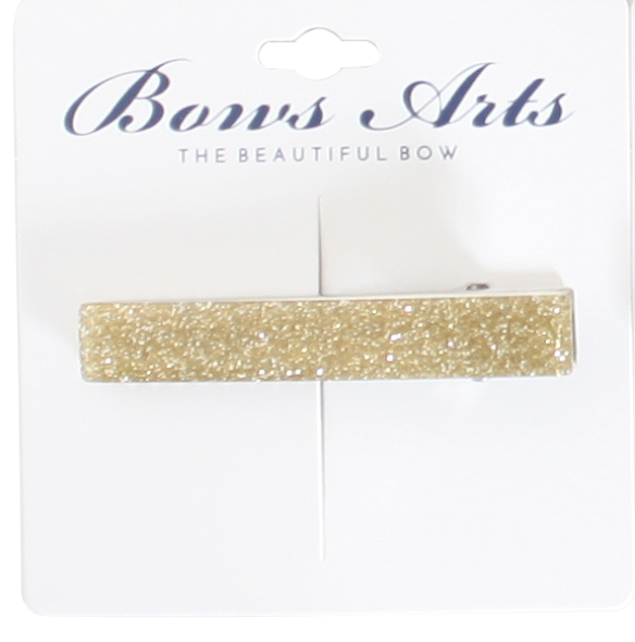 Glitter Bar Clips - Gold or Pink
