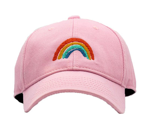 Kids Rainbow on Light Pink Hat