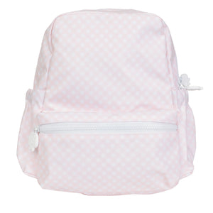 Large Backpack - Pink Gingham