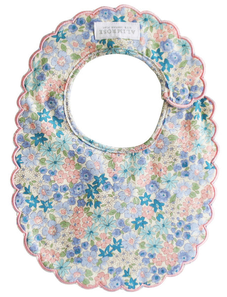 Scallop Bib Lilly Blue