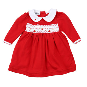 Clara and Colton Smocked Collared Dress (18M)