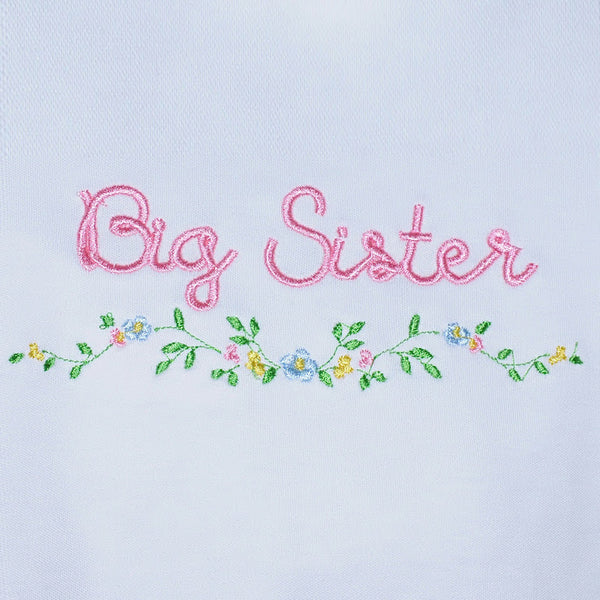 White Big Sister Puff Sleeve Shirt