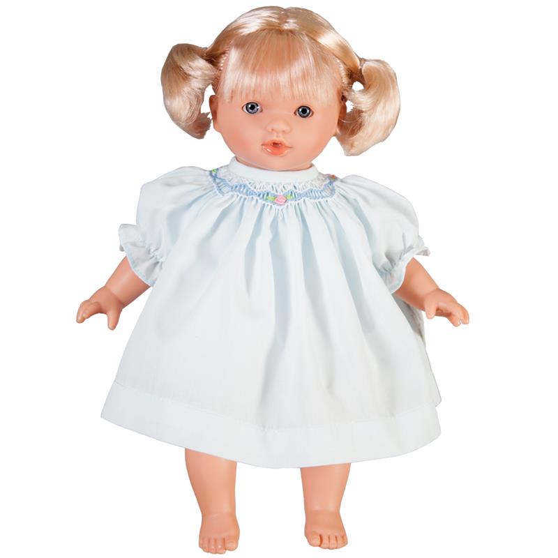 10" Carly Doll with Blue Eyes and PINK Dress