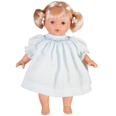 10" Carly Doll with Blue Eyes and PINK Dress