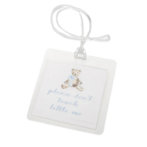"Please Don't Touch" Stroller Tag - Blue