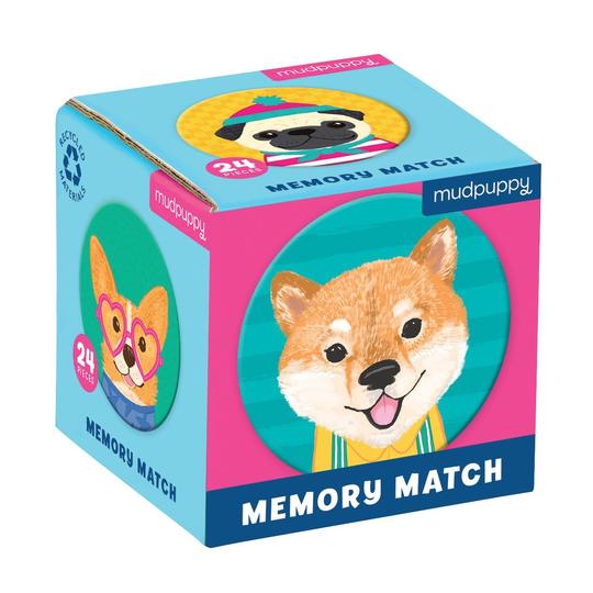 Dog Portraits Mini Memory Match Game