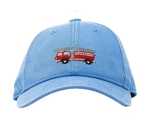 Firetruck on Light Blue Kids Hat