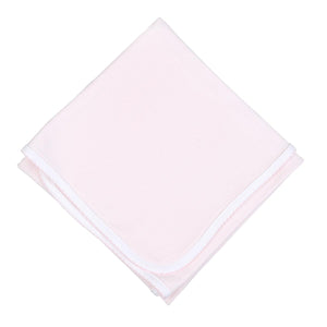 Mini Stripe Receiving Blanket - Pink